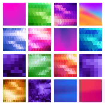 Set abstract background for presentations, creativity vector