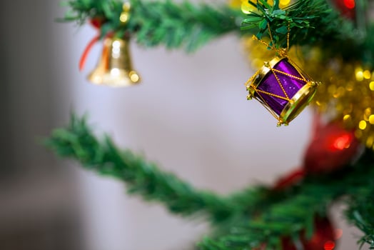 Christmas New Year Colorful Decoration Concept photo