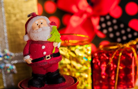 Christmas New Year Colorful Decoration Concept photo