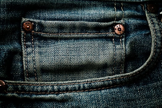 An Old Jean Pant High Detailed photo