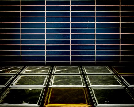 Urban Grunge Interior Brick Wall Stage photo