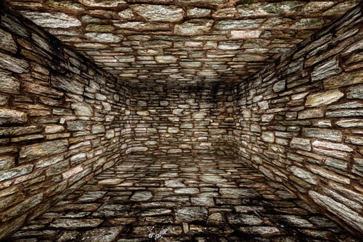 Abstract Urban Interior Brick Room Stage photo