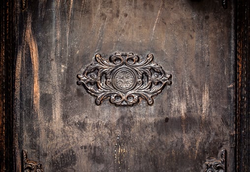Dirty Rusty Grunge Metallic Iron Background photo
