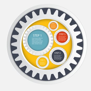 Infographic business template vector illustration