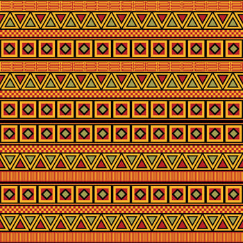 African Seamless Pattern vector
