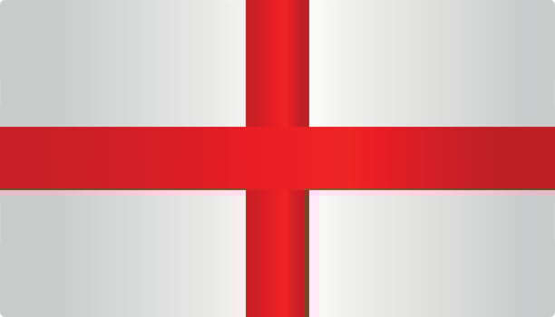england country flag symbol flat vector with gradient color