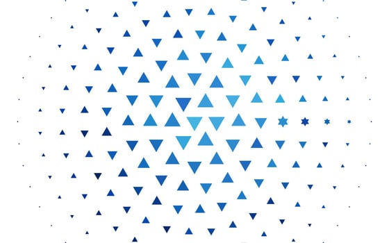 Light BLUE vector backdrop with lines, triangles.