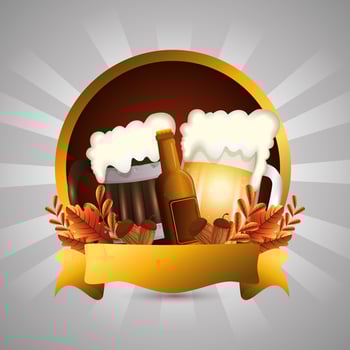 Germany oktoberfest beer vector design