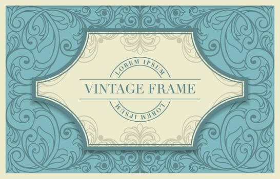Ornamental Vintage Frame vector