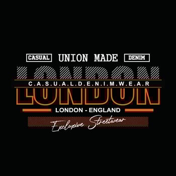 london urban city T-shirt design vector