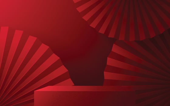 Podium round stage podium  Chinese new year, Mid Autumn Festival vector