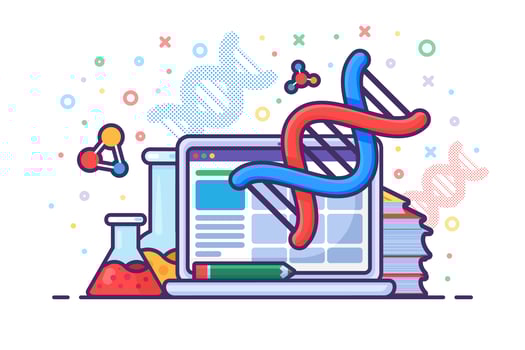 Computer technology for genetic engineering vector
