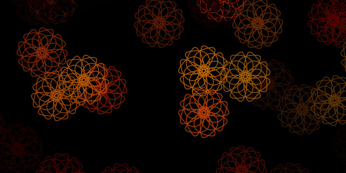 Dark Green, Yellow vector template with abstract forms.