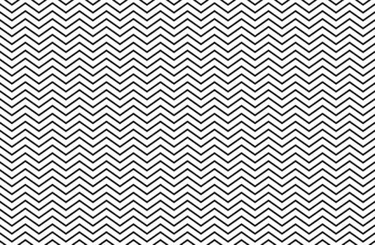 Black and white zigzag chevron pattern. Modern vintage background. vector