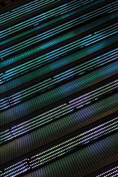 Modern abstract background detail of interior design color lights photo