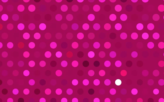 Light Pink vector pattern with spheres.