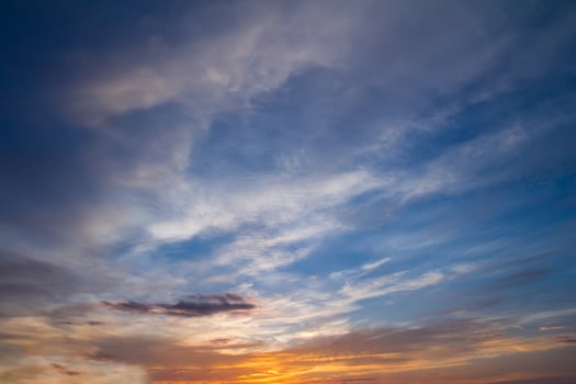 Sunset sky abstract for background photo