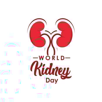 World Kidney Day Vector For Print and Celebrate