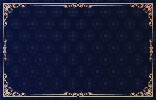 Vintage Frame Ornament Background vector