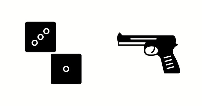 Unique Two Vector Icons Set