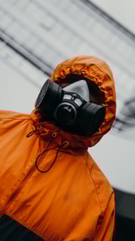Protection respirator half mask for toxic gas photo