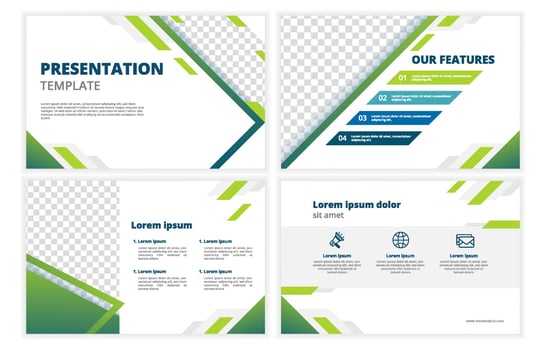 Presentation Template Design vector