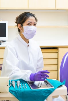 Dentist at work photo