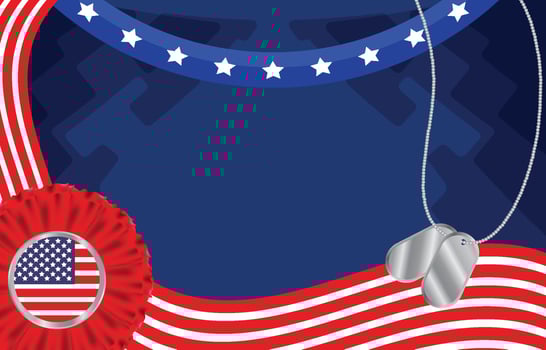 Veterans Day USA Background vector
