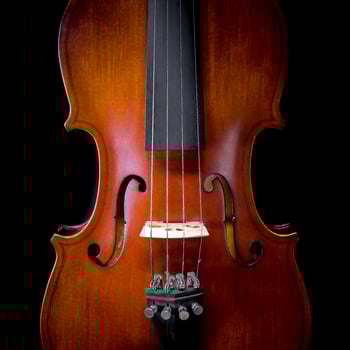 The violin on the table, Close up of violin on the wooden floo photo