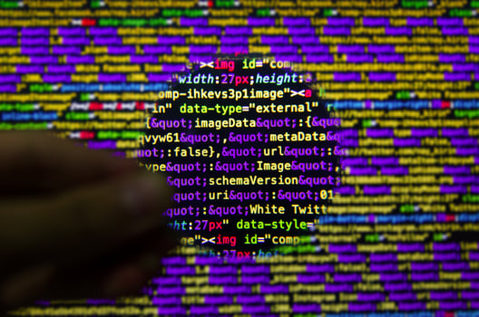 Desktop source code and Wallpaper by coding and programming. photo