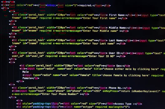 Desktop source code and Wallpaper by coding and programming. photo