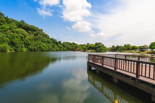 Scenery of Sankeng Eco Park at Taoyuan city in Taiwan photo