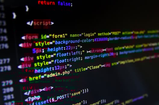 Desktop source code and Wallpaper by coding and programming. photo