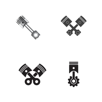 piston Vector icon design illustration Template