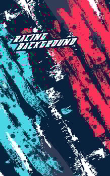 Abstract geometric background for sports, t-shirt, racing car livery. vector