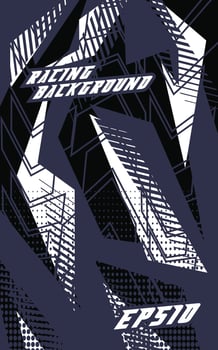 Abstract geometric background for sports, t-shirt, racing car livery. vector