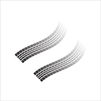 tire tracks vector