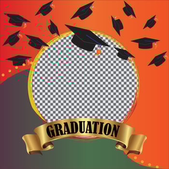 graduation twibbon congratulations on graduation vector