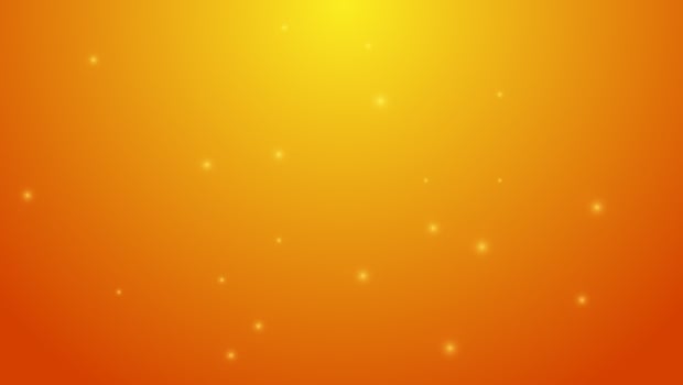 abstract polygonal background with orange color and light vector