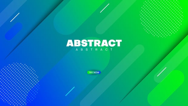 blue green gradient background with halftone vector