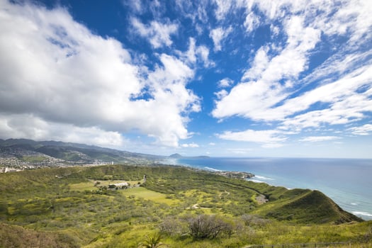 View of Diamond Head Crater photo