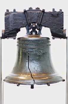 Liberty Bell at the Independence Hall in Philadelphia, USA photo