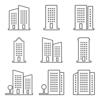 building icon vector