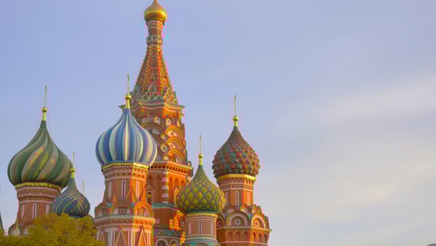 St. Basil's Cathedral in Red Square Moscow Kremlin, Russia photo