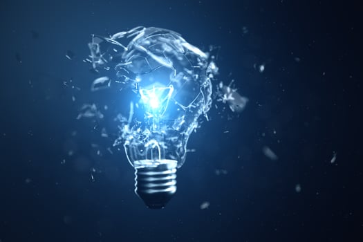 concept creative thinking and innovative solutions photo