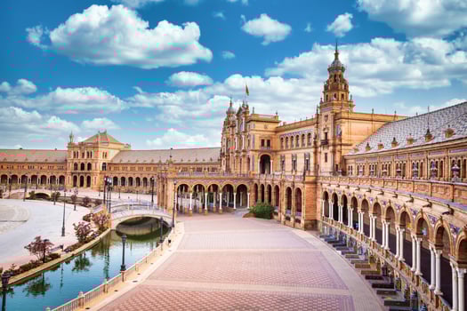 Spain Square in Seville, Spain. photo