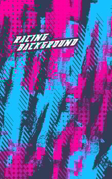 Abstract geometric background for sports, t-shirt, racing car livery. vector