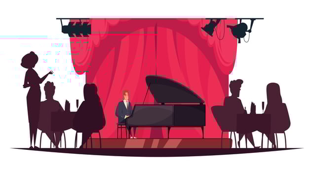 Live Music Illustration vector