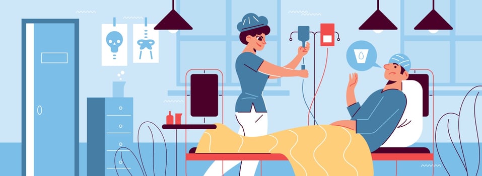 Hospital Medicine Horizontal Composition vector