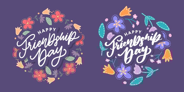 Happy Friendship Day vector
